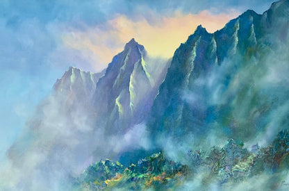 Original Painting: Pali Afternoon Light by Michael Powell 24x36