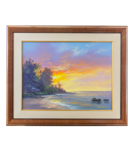 Original Painting: Warmth of Sunlit Skies by George Eguchi