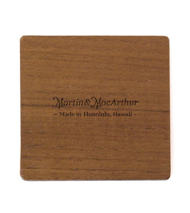 USS Missouri Teak Coaster, USA Flag