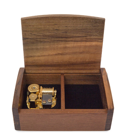 USS Missouri Teak Music Box - Anchors Aweigh