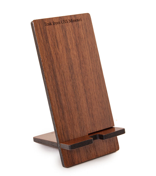 USSミズーリ チーク材製携帯電話用チェア（無垢材）