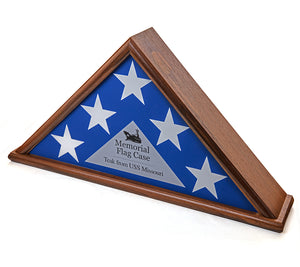 USS Missouri Teak Flag Box