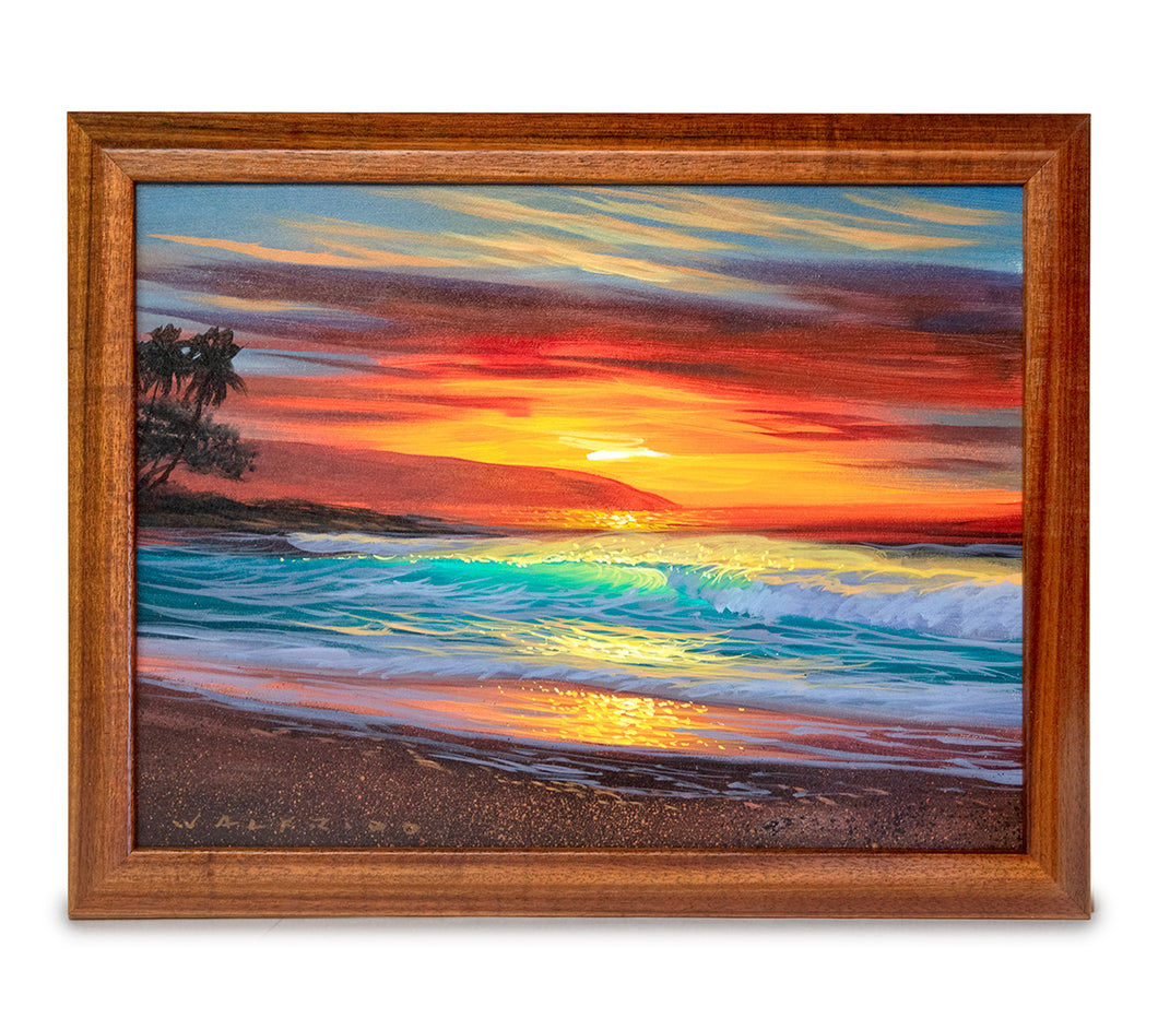 Original Painting: Acrylic on Wood: North Shore Escape by Walfrido Garcia