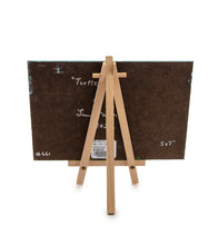 Original Oil Painting "Turtle Bay 661" with Table-top Easel by Laura Wiens