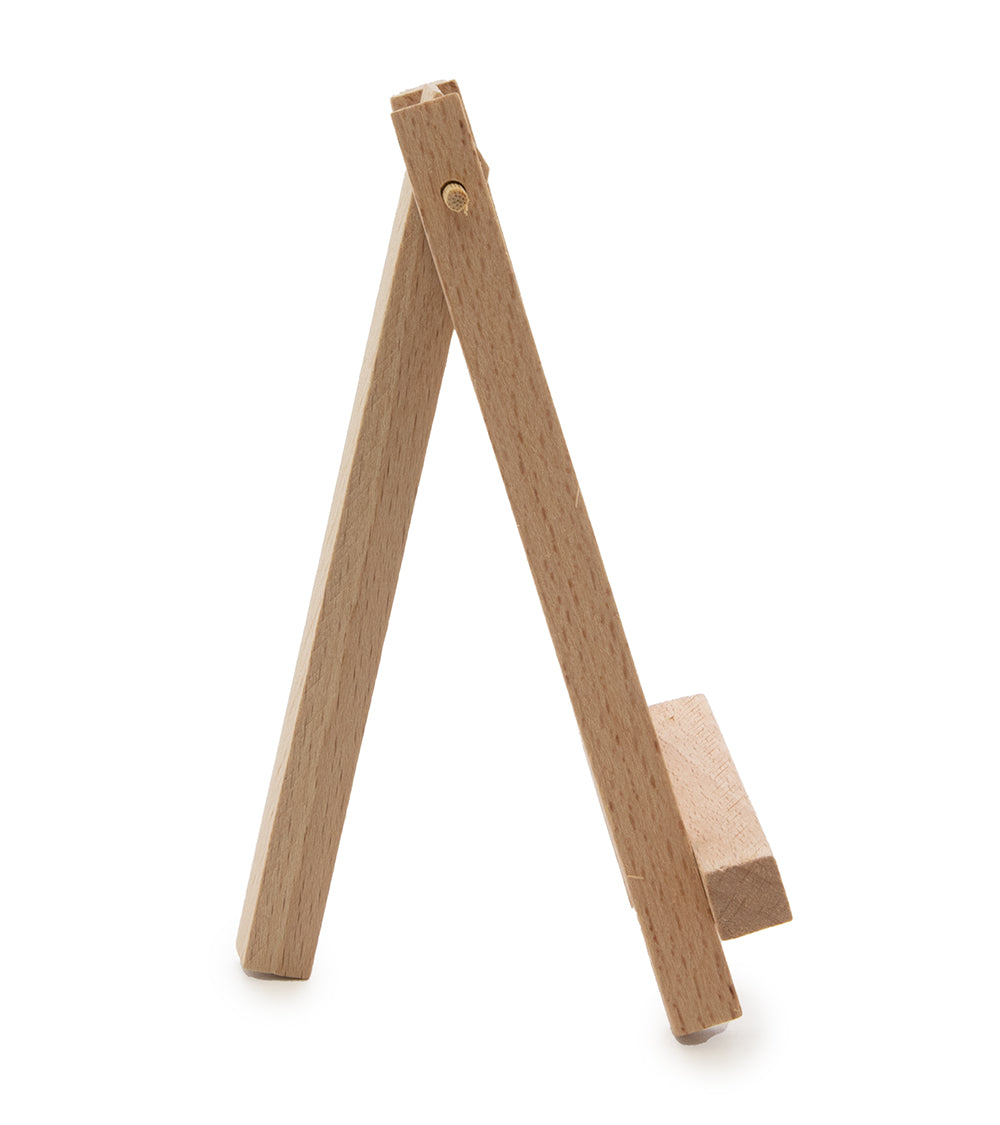 Original Oil Painting "The Pink Tower 645" with Table-top Easel by Laura Wiens