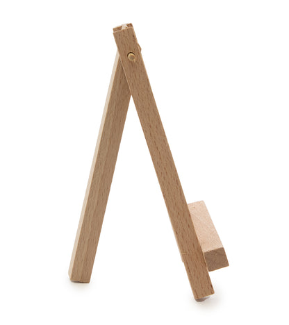 Original Oil Painting "The Pink Tower 645" with Table-top Easel by Laura Wiens