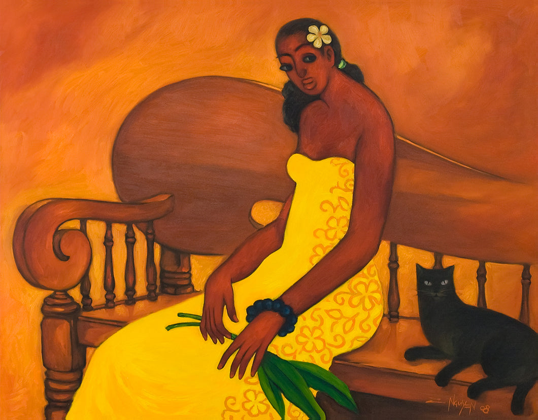 Wahine in Yellow by Tim Nguyen