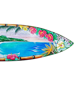 Surfboard "Hanalei Taro Field" #100 by Zoe Babits
