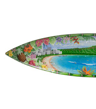 Surfboard "Aloha Waikiki" #101 by Zoe Babits