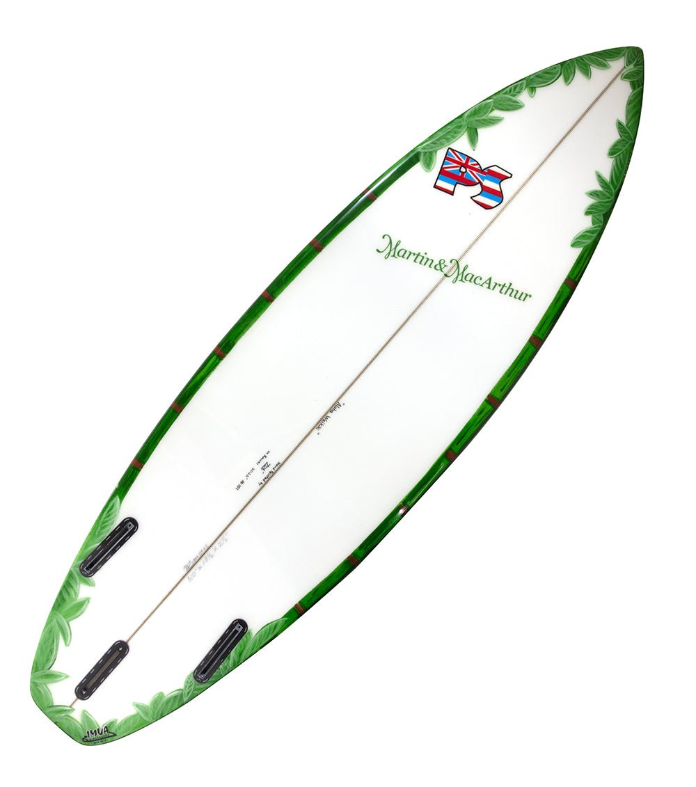 Surfboard "Aloha Waikiki" #101 by Zoe Babits
