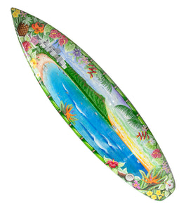 Surfboard "Aloha Waikiki" #101 by Zoe Babits