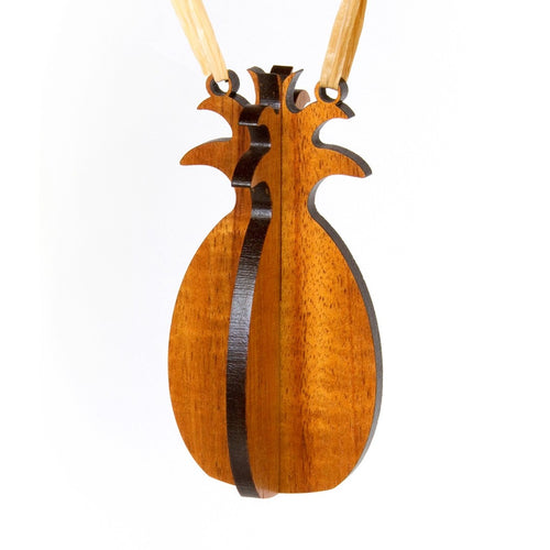 Koa 3D Ornament - Pineapple