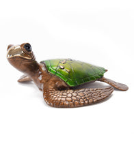 Bronze Sculpture "Voyager - Green" by Chris Barela
