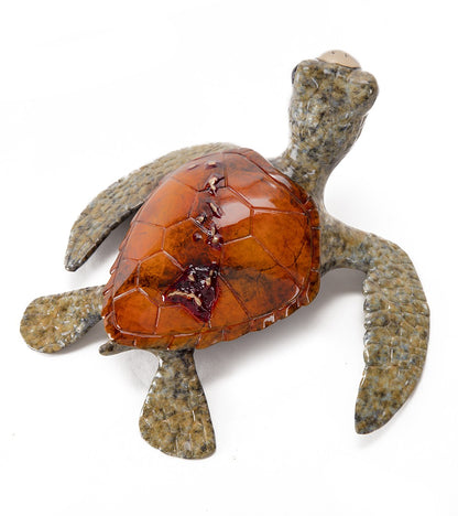 ブロンズ彫刻「ボイジャー - オレンジ」クリス・バレラ作