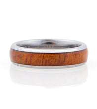 Koa Eternity Ring - Curved