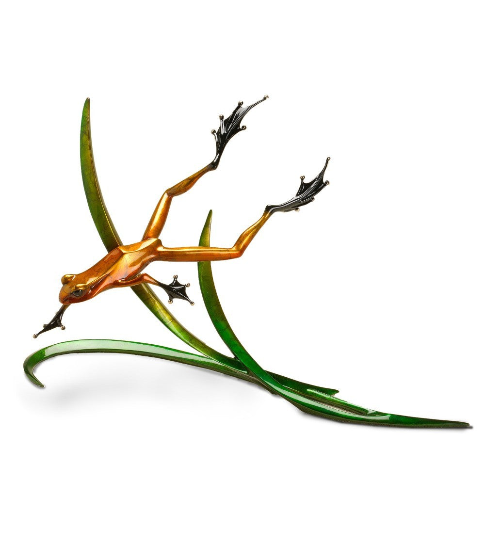 ティム・コテリル作ブロンズ彫刻「フリー・スピリット」