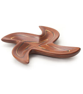 Wood Bowl Small "In Flight" by Rock Cross