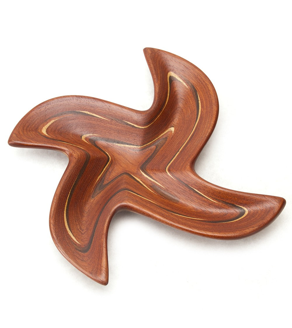 Wood Bowl Small "In Flight" by Rock Cross