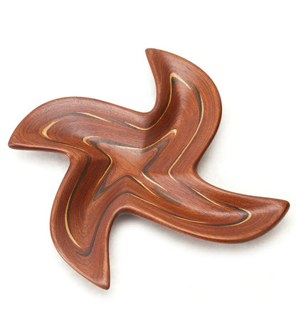 Wood Bowl Small "In Flight" by Rock Cross