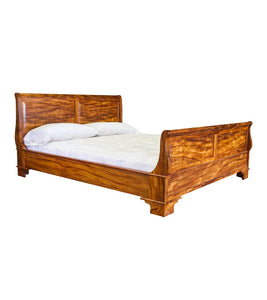 Ka'iulani Paneled Koa Sleigh Bed