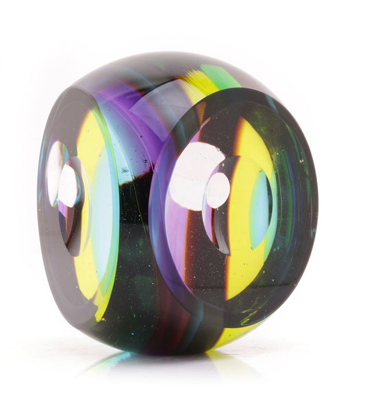 Escultura de vidrio "Ojos de Búho" de Ben Silver - BENS37671C