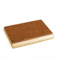 Koa Business Card Pocket Case - Gold