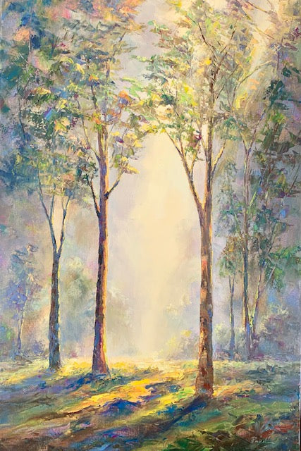 Original Painting: Up Country Forest by Michael Powell 24x36