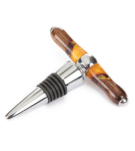 Koa T-Bar Wine Stopper & Cork Screw (Various Colors) by Dale Dennison