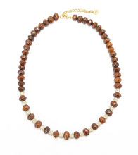 Koa Faceted Gemstones, Pave Fireballs Necklace Koa Fine Jewelry