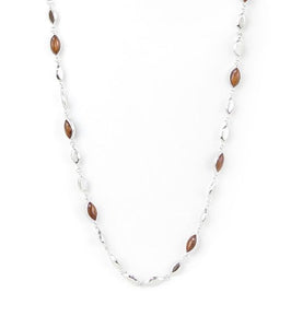 Koa & Rhodium Link Necklace Koa Fine Jewelry