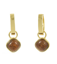Koa Square Hoop Earrings Koa Fine Jewelry