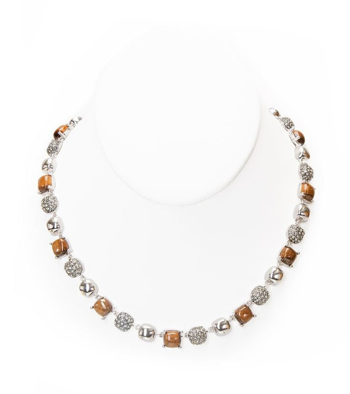 Collar Cuadrado Koa Pave- MJHC50936