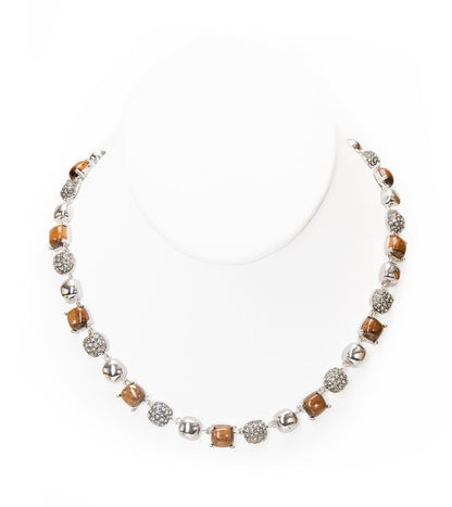 Collar Cuadrado Koa Pave- MJHC50936