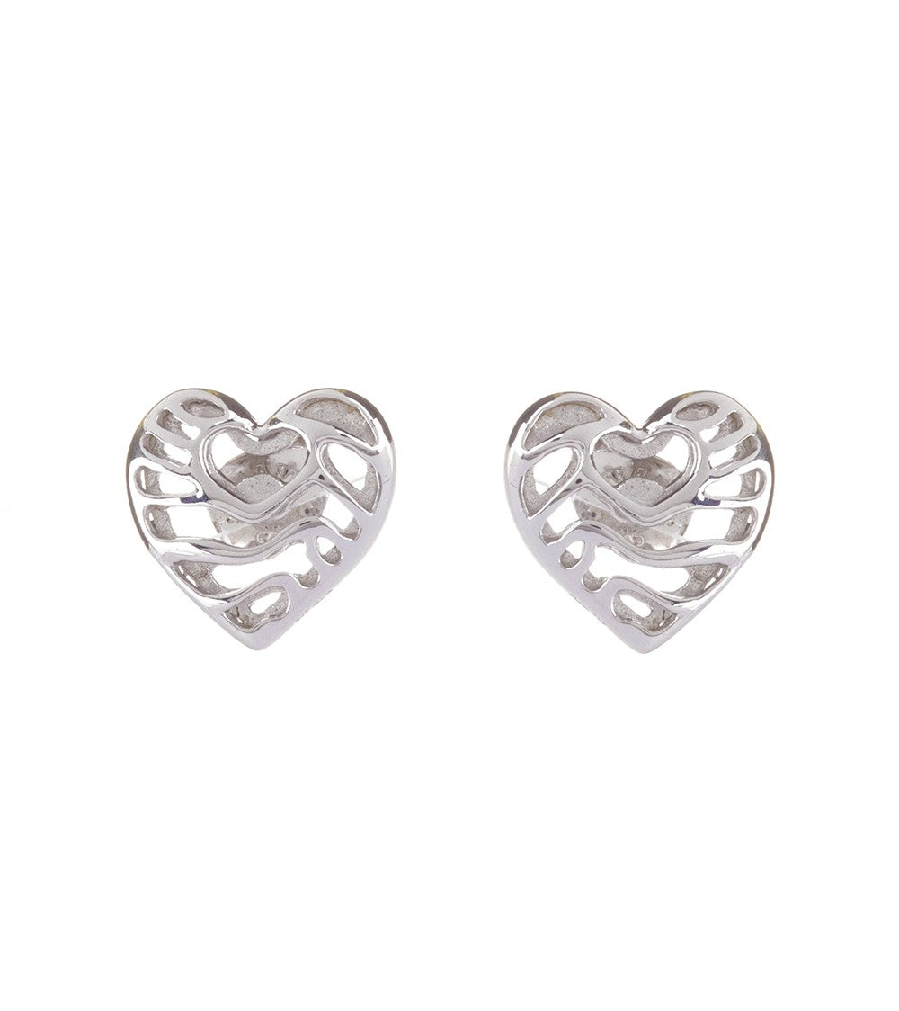 Heart Stud Earrings