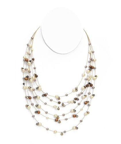 Pearl Illusion Necklace