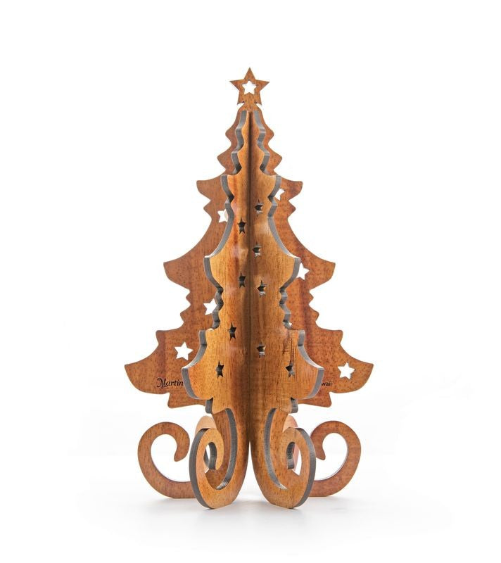Koa 3D - Christmas Tree Table Top Display