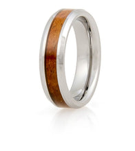 Koa Eternity Ring - Beveled