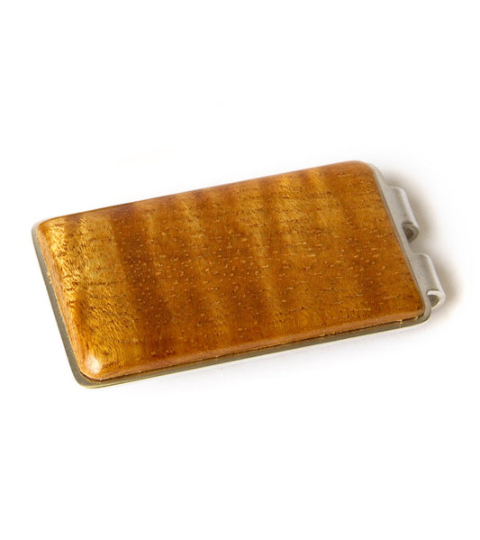 Koa Titanium Money Clip