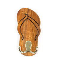 Koa Wall Hanger "Right Slipper"