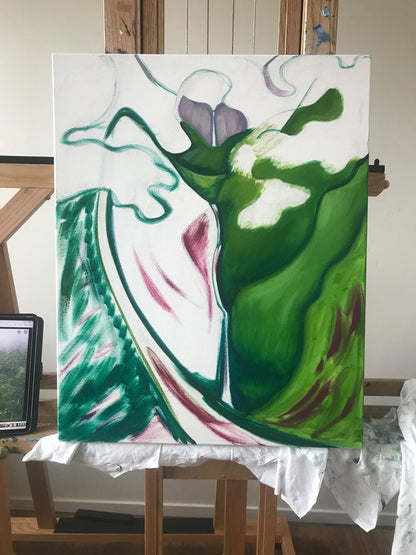 Original Painting: Celestial Falls  by Kim McDonald