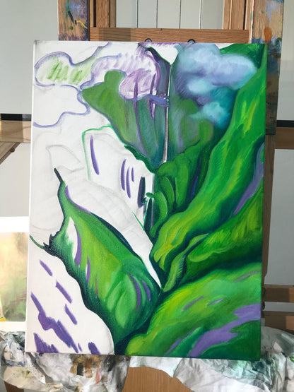 Pintura original: Heavenly Hana de Kim McDonald 