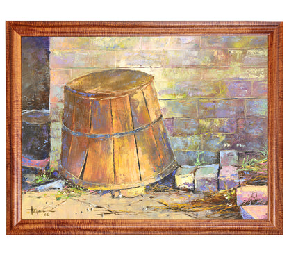 田上博志作の木製バスケット